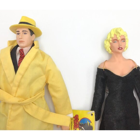 Dick Tracy & Breathless Mahoney Applause Dolls 9" Disney Beatty Madonna w/ Tags - Picture 2 of 10